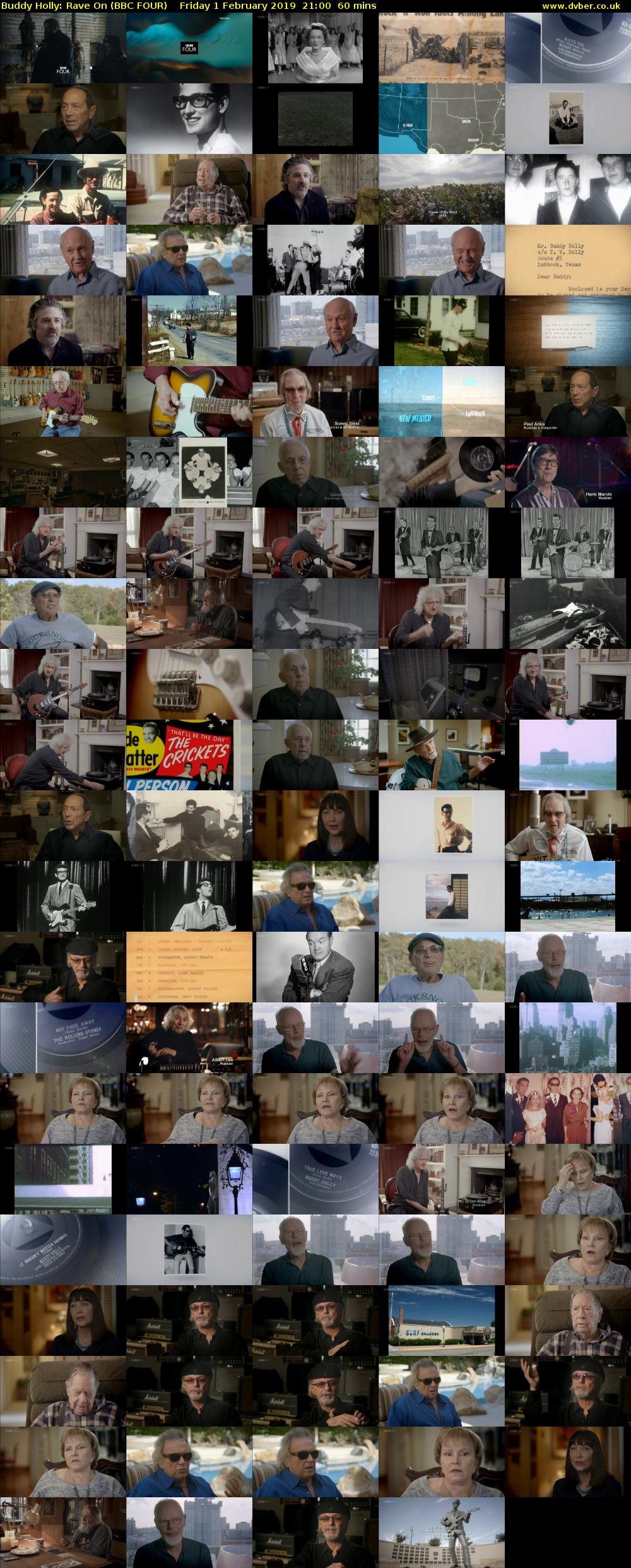 Buddy Holly: Rave On (BBC FOUR) Friday 1 February 2019 21:00 - 22:00