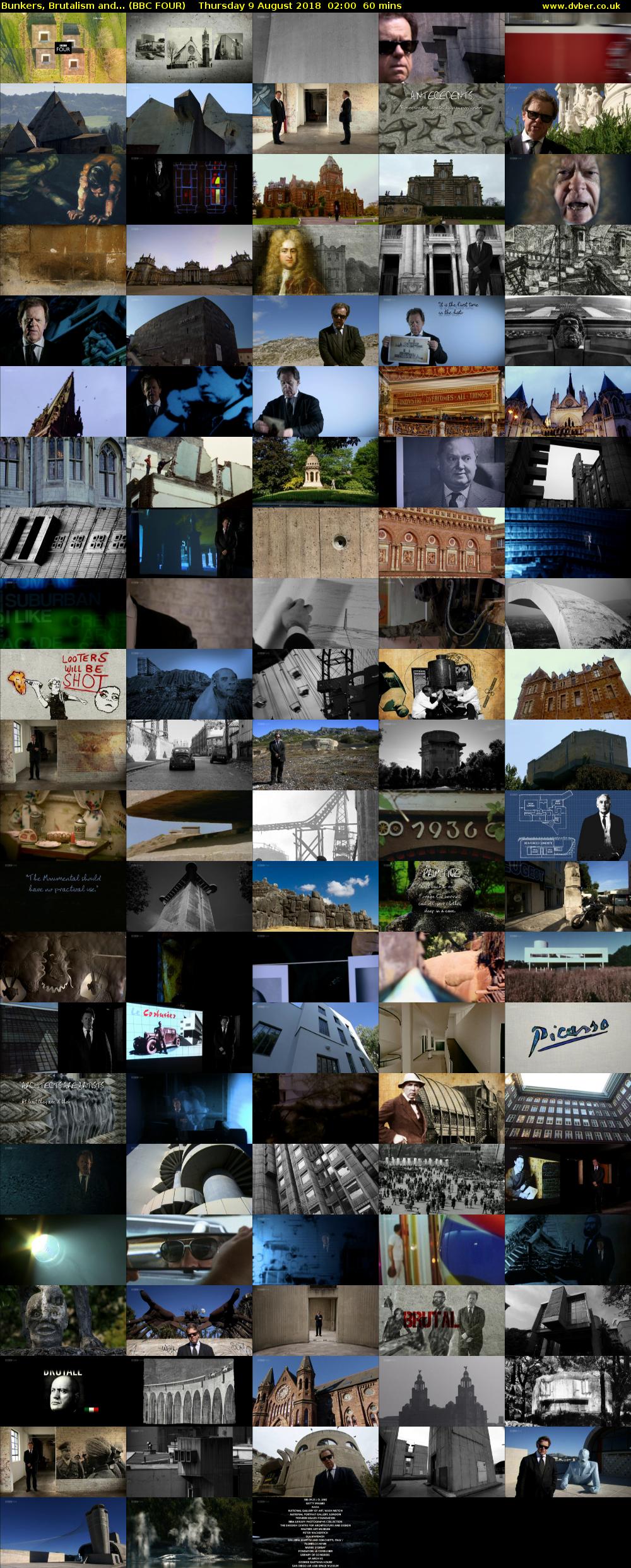 Bunkers, Brutalism and... (BBC FOUR) Thursday 9 August 2018 02:00 - 03:00