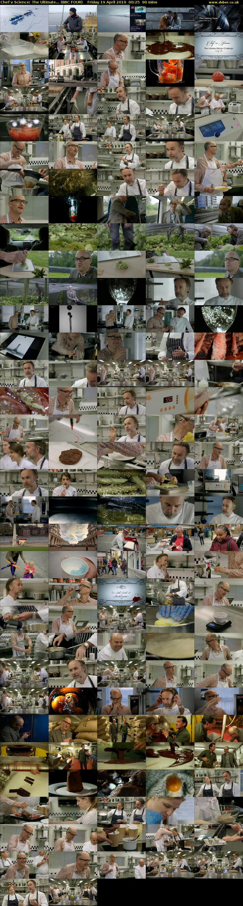 Chef v Science: The Ultimate... (BBC FOUR) Friday 19 April 2019 00:25 - 01:55