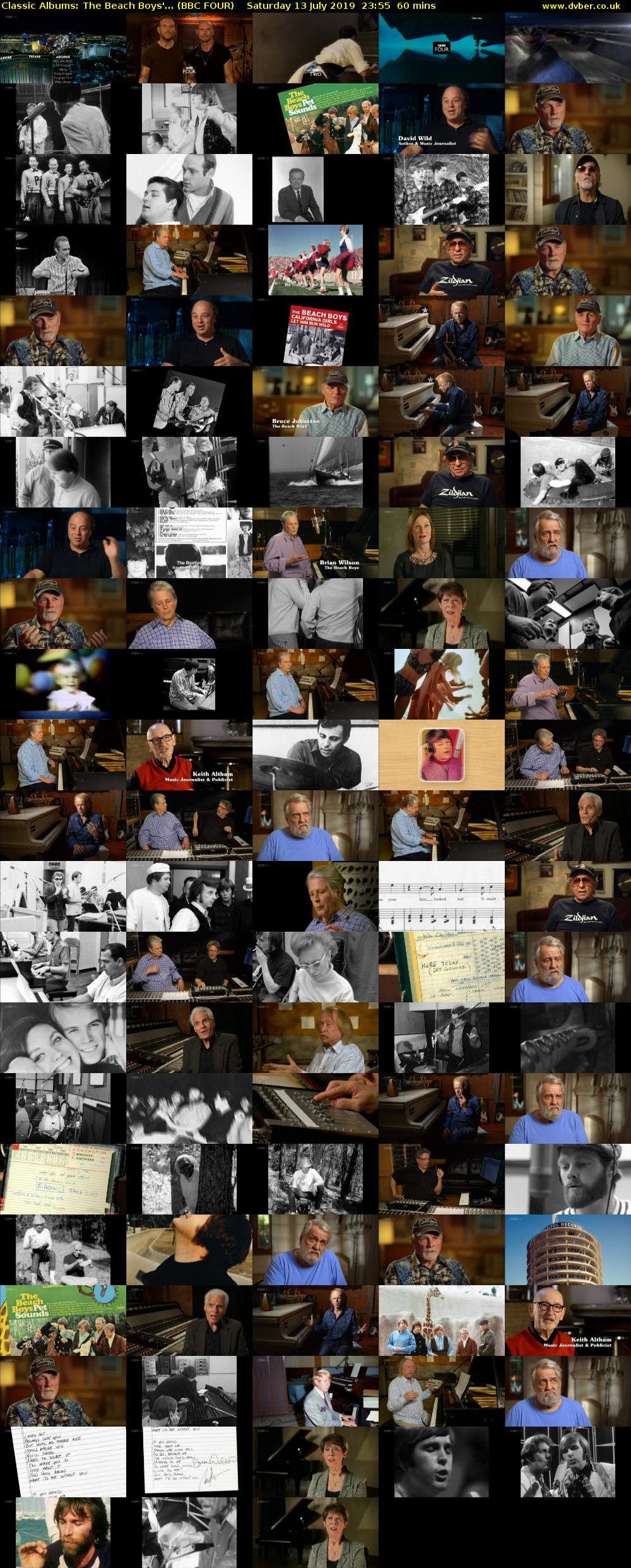 Classic Albums: The Beach Boys'... (BBC FOUR) Saturday 13 July 2019 23:55 - 00:55