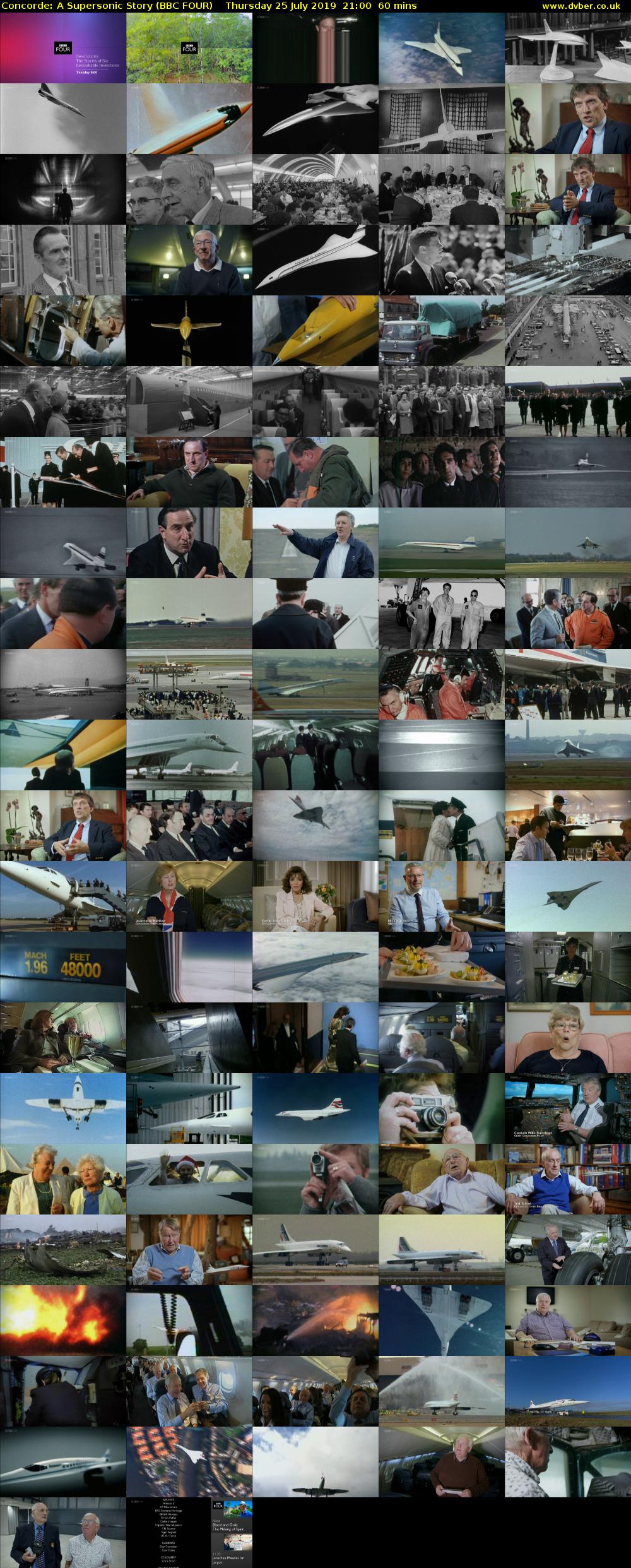 Concorde: A Supersonic Story (BBC FOUR) Thursday 25 July 2019 21:00 - 22:00