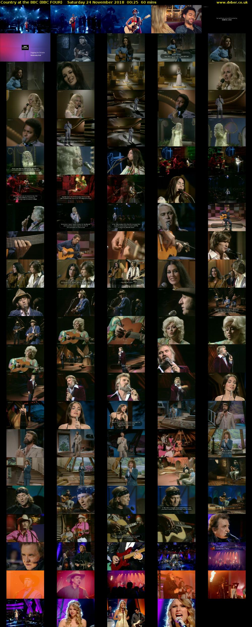 Country at the BBC (BBC FOUR) Saturday 24 November 2018 00:25 - 01:25