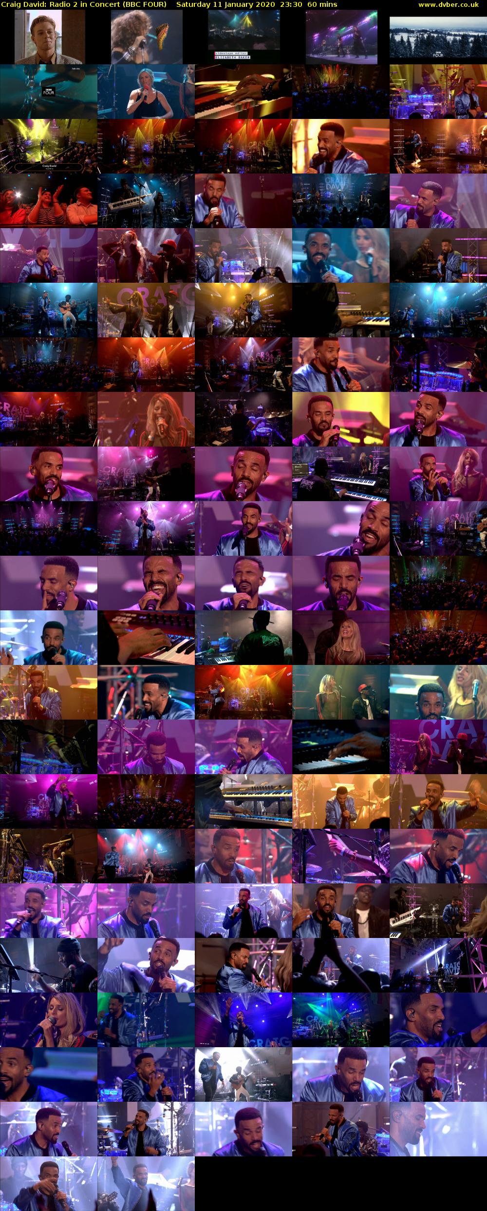 Craig David: Radio 2 in Concert (BBC FOUR) Saturday 11 January 2020 23:30 - 00:30