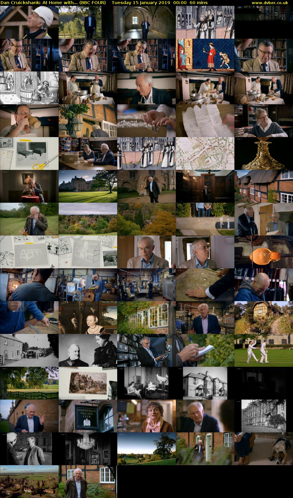 Dan Cruickshank: At Home with... (BBC FOUR) Tuesday 15 January 2019 00:00 - 01:00