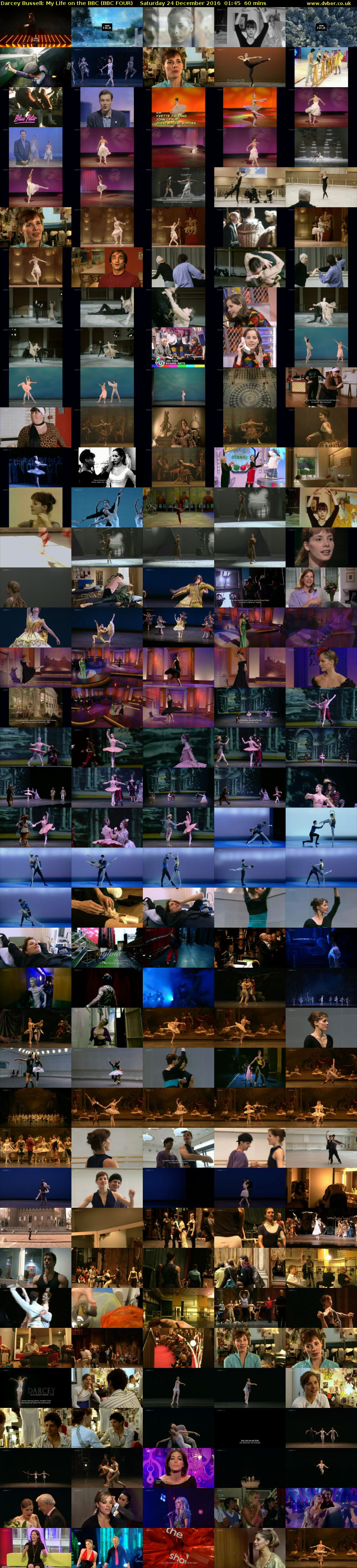 Darcey Bussell: My Life on the BBC (BBC FOUR) Saturday 24 December 2016 01:45 - 02:45