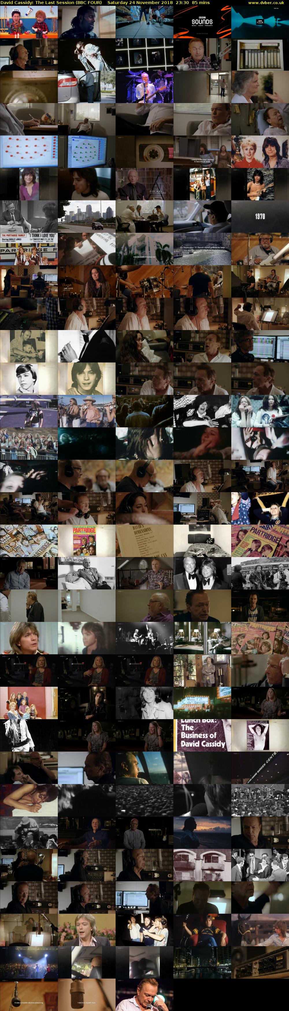 David Cassidy: The Last Session (BBC FOUR) Saturday 24 November 2018 23:30 - 00:55