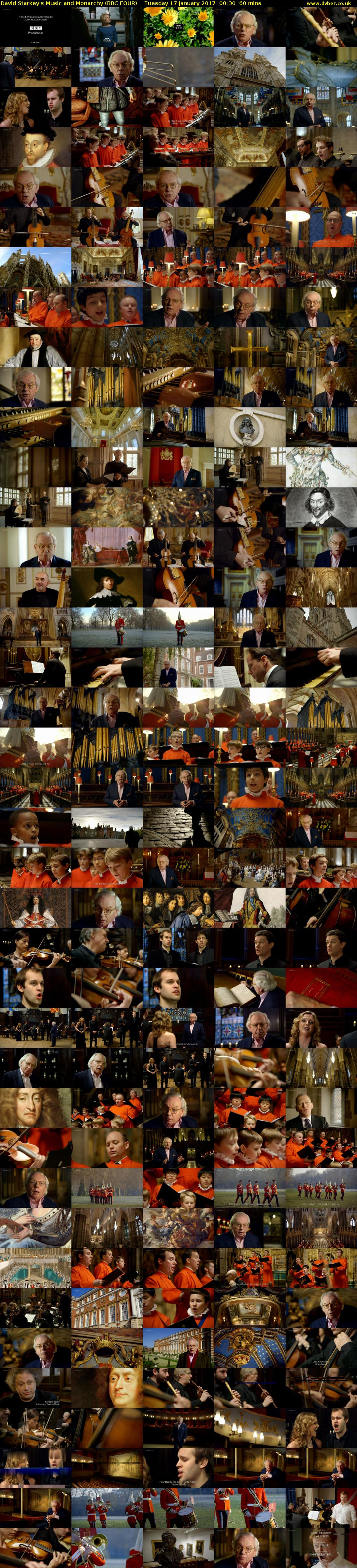 David Starkey's Music and Monarchy (BBC FOUR) Tuesday 17 January 2017 00:30 - 01:30
