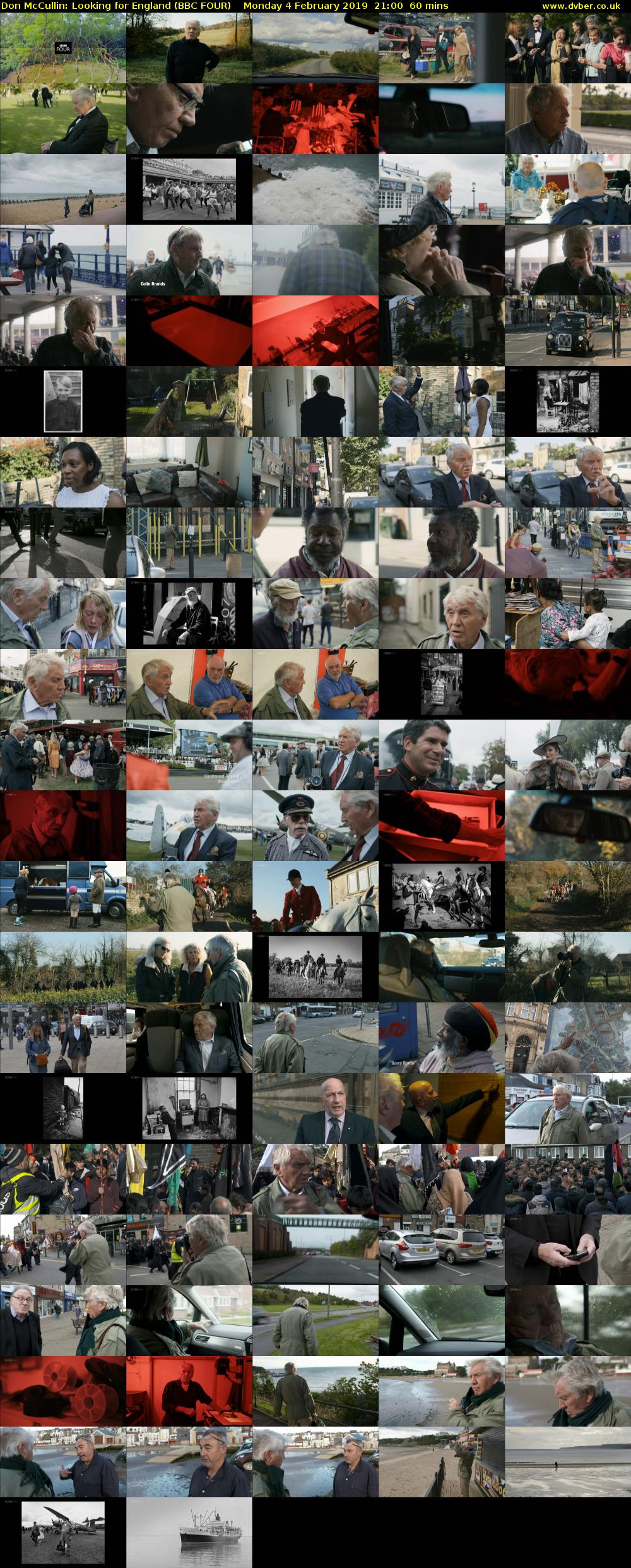 Don McCullin: Looking for England (BBC FOUR) Monday 4 February 2019 21:00 - 22:00