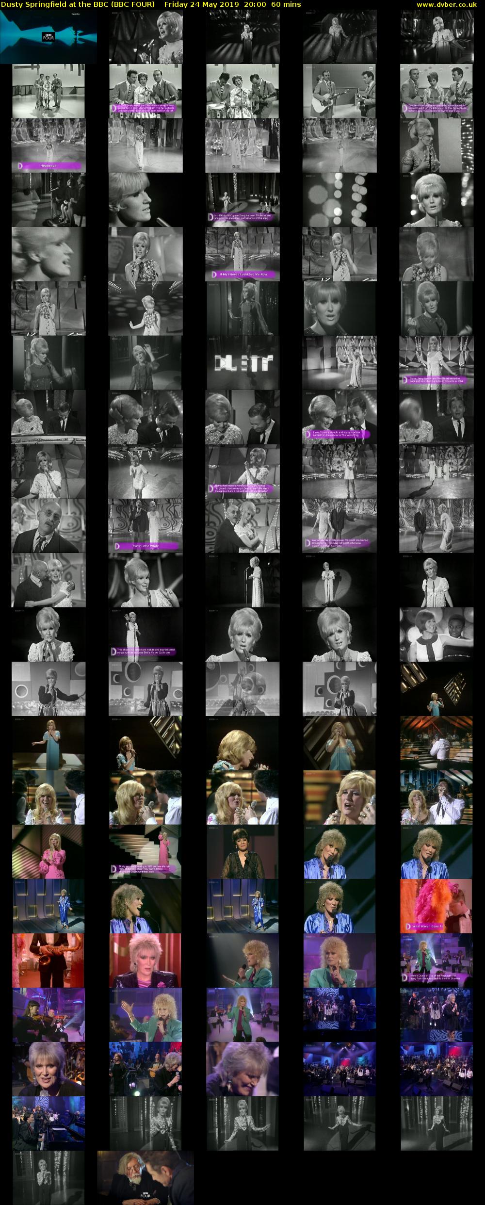 Dusty Springfield at the BBC (BBC FOUR) Friday 24 May 2019 20:00 - 21:00