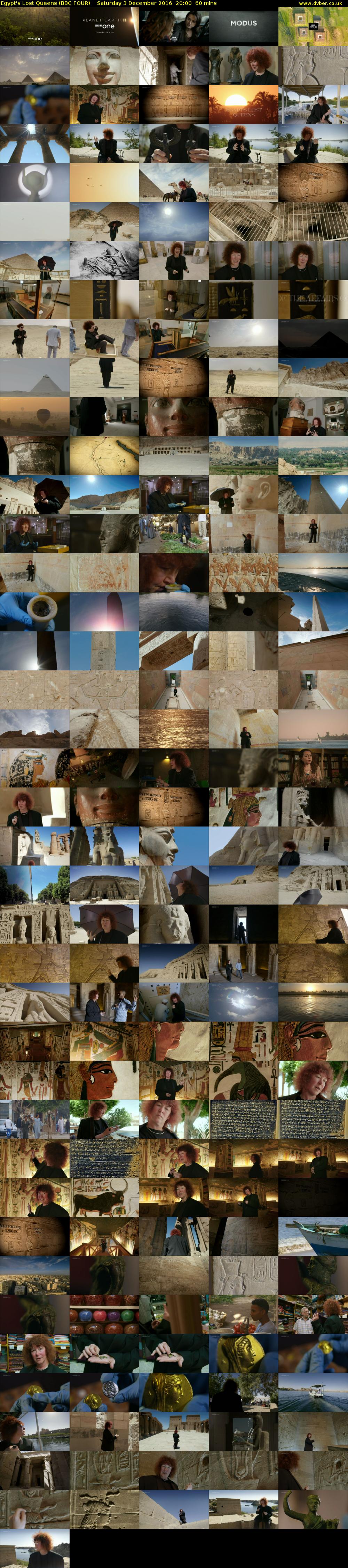 Egypt's Lost Queens (BBC FOUR) Saturday 3 December 2016 20:00 - 21:00