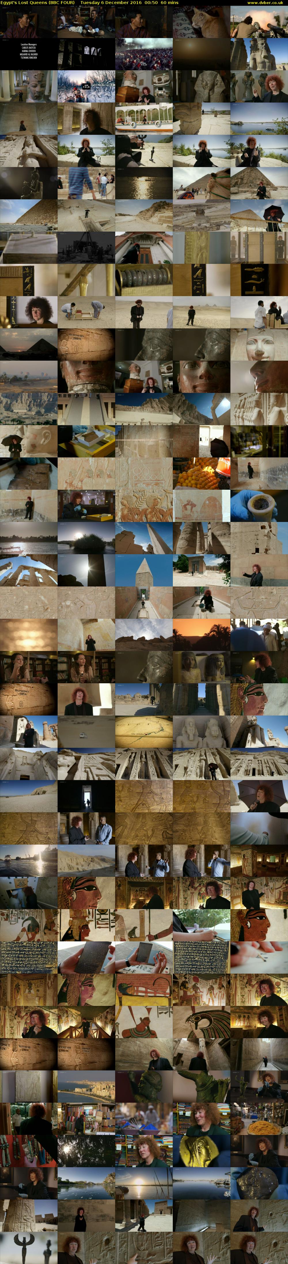 Egypt's Lost Queens (BBC FOUR) Tuesday 6 December 2016 00:50 - 01:50
