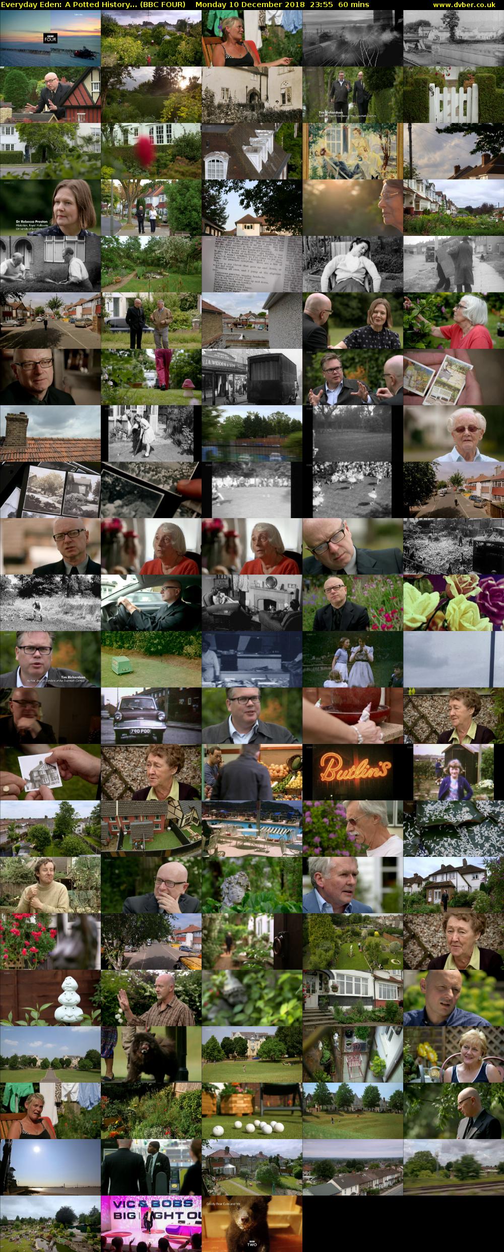 Everyday Eden: A Potted History... (BBC FOUR) Monday 10 December 2018 23:55 - 00:55