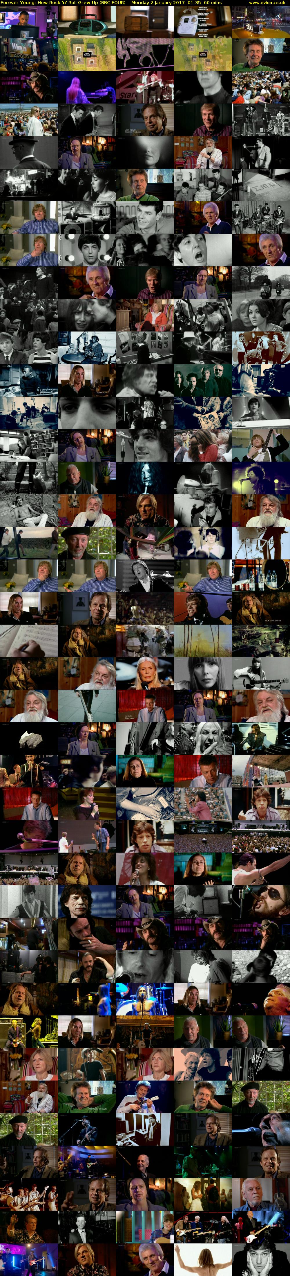 Forever Young: How Rock 'n' Roll Grew Up (BBC FOUR) Monday 2 January 2017 01:35 - 02:35