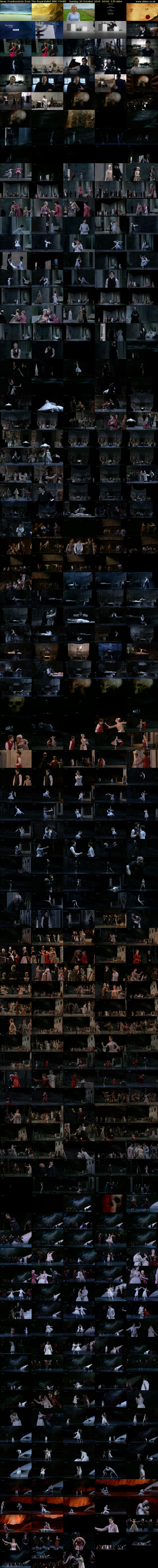 Frankenstein from The Royal Ballet (BBC FOUR) Sunday 30 October 2016 20:00 - 22:15