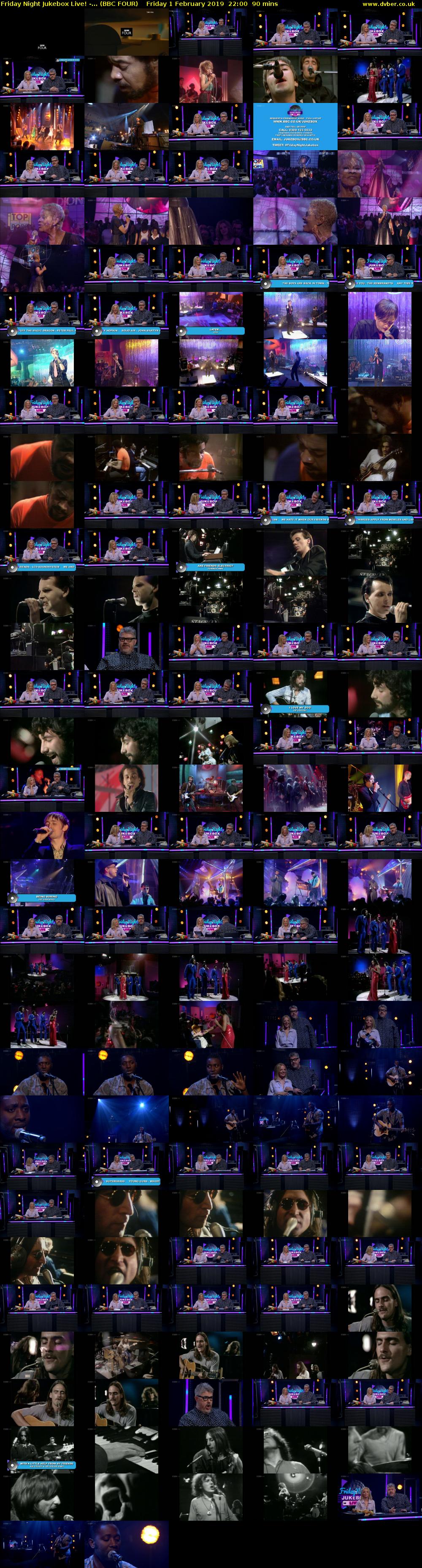 Friday Night Jukebox Live! -... (BBC FOUR) Friday 1 February 2019 22:00 - 23:30