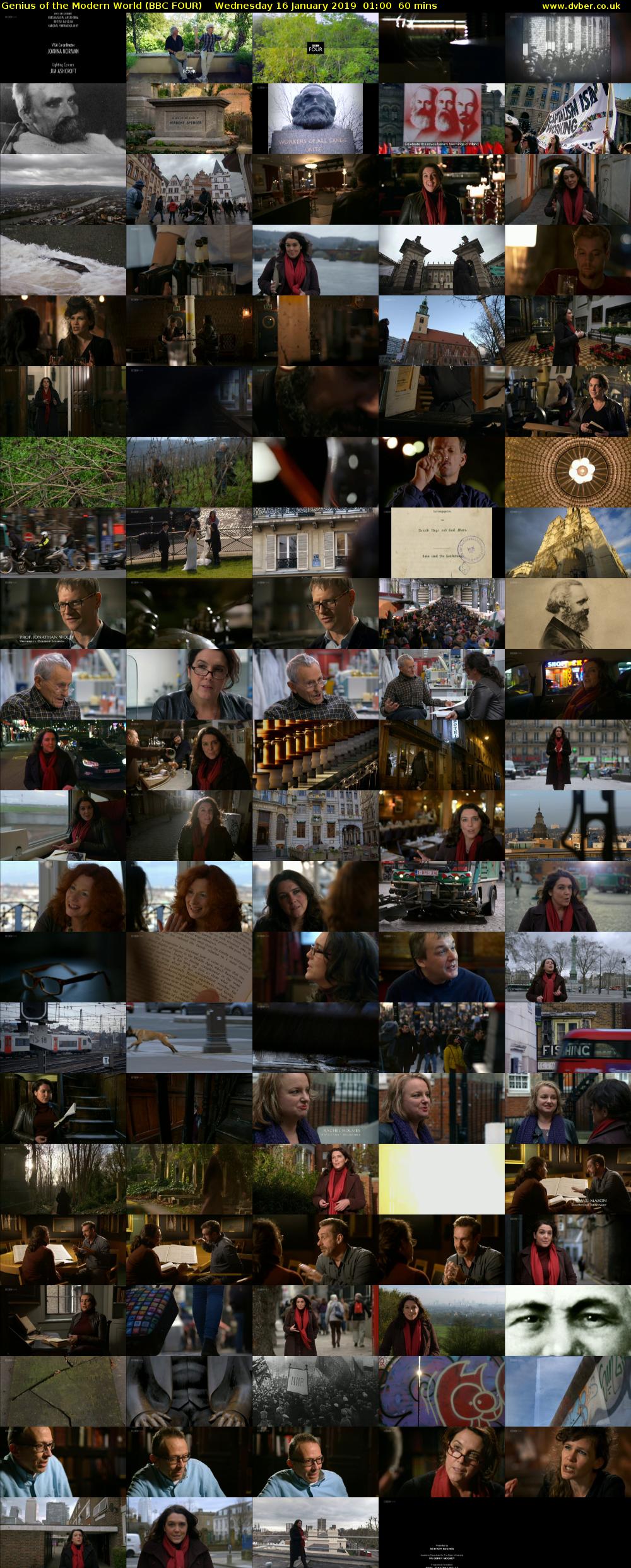 Genius of the Modern World (BBC FOUR) Wednesday 16 January 2019 01:00 - 02:00