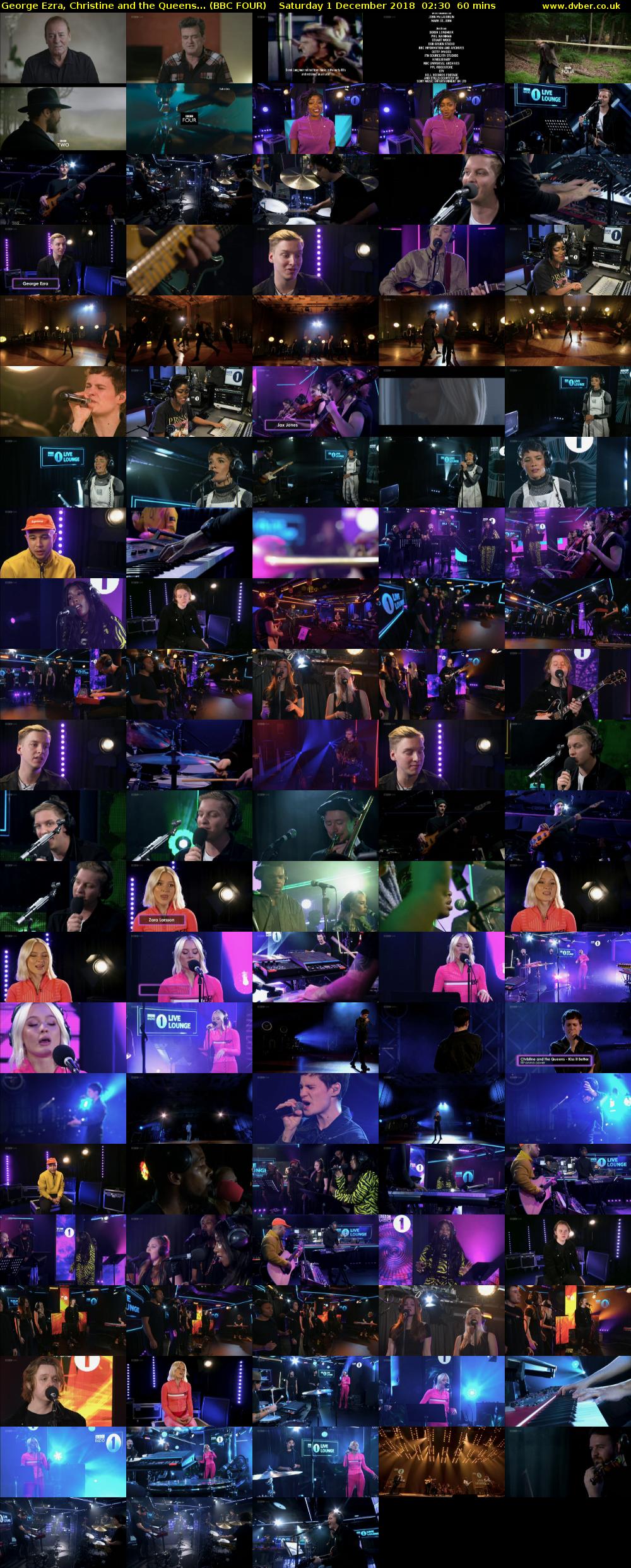 George Ezra, Christine and the Queens... (BBC FOUR) Saturday 1 December 2018 02:30 - 03:30