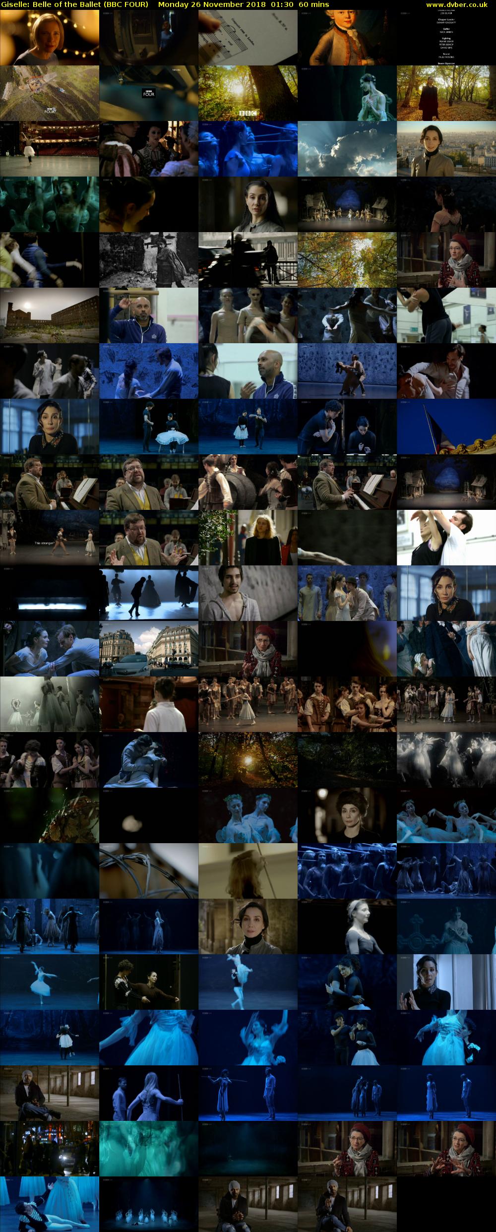 Giselle: Belle of the Ballet (BBC FOUR) Monday 26 November 2018 01:30 - 02:30