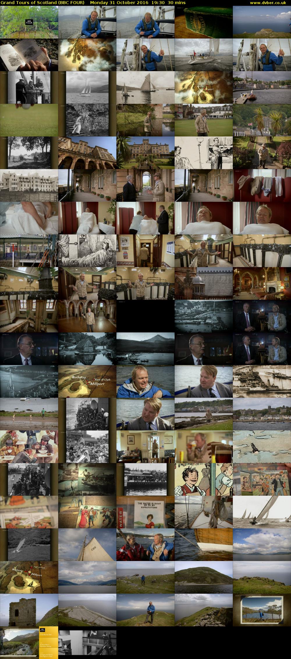 Grand Tours of Scotland (BBC FOUR) Monday 31 October 2016 19:30 - 20:00