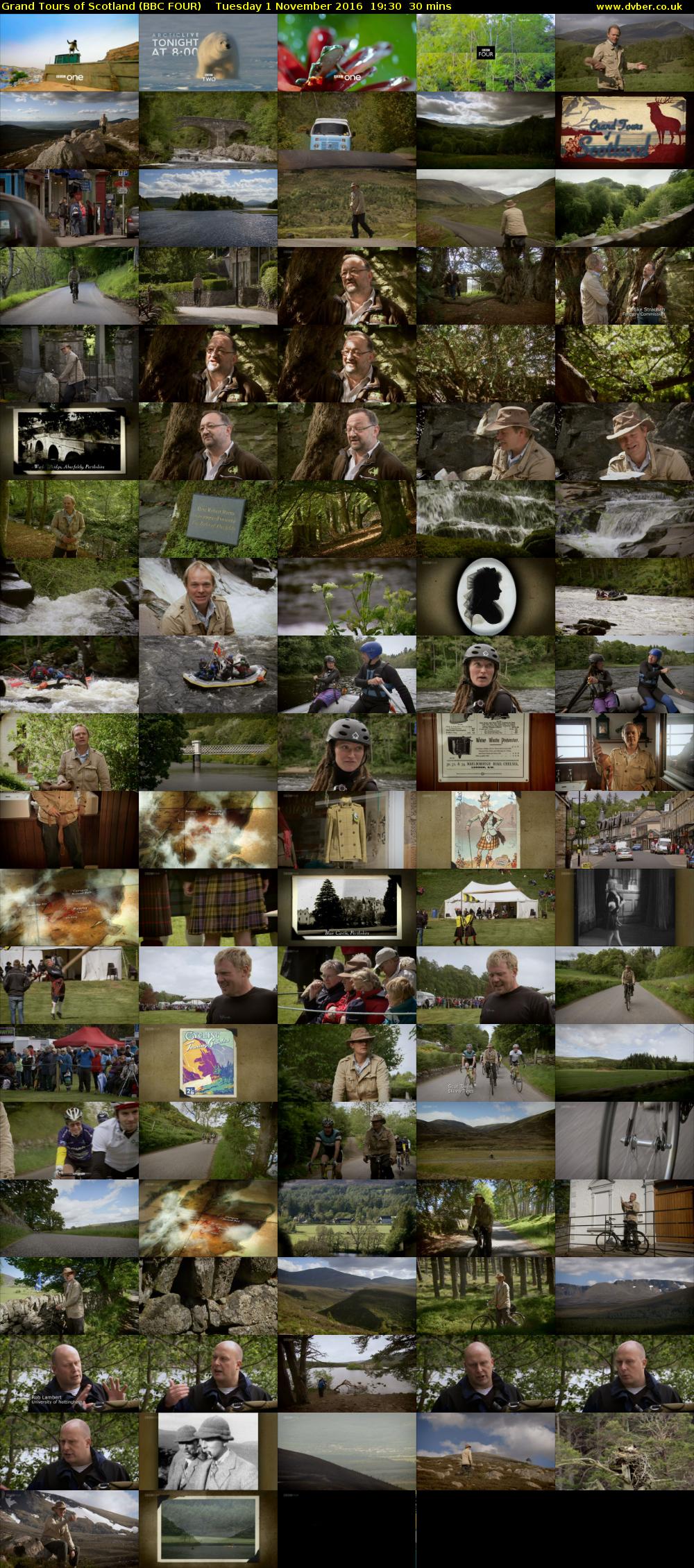Grand Tours of Scotland (BBC FOUR) Tuesday 1 November 2016 19:30 - 20:00