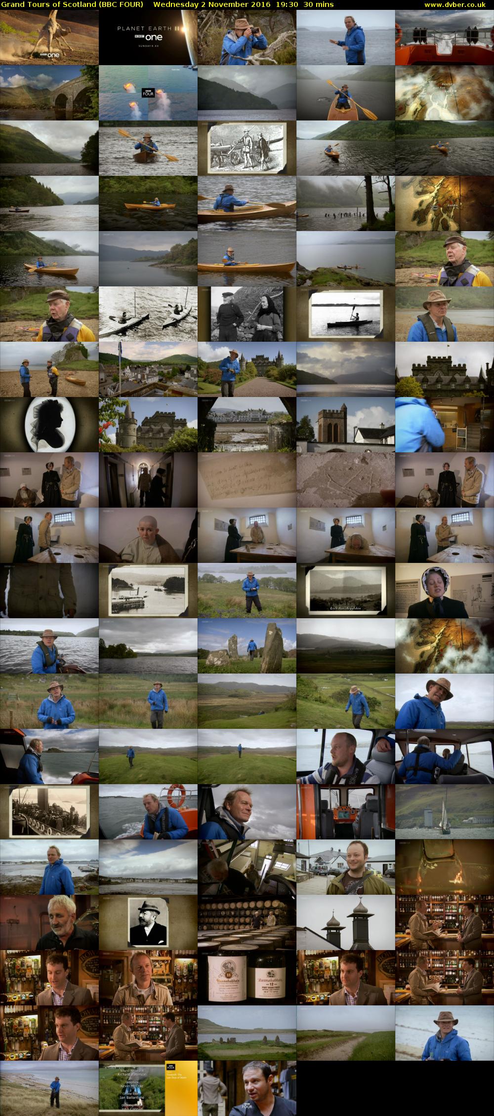 Grand Tours of Scotland (BBC FOUR) Wednesday 2 November 2016 19:30 - 20:00