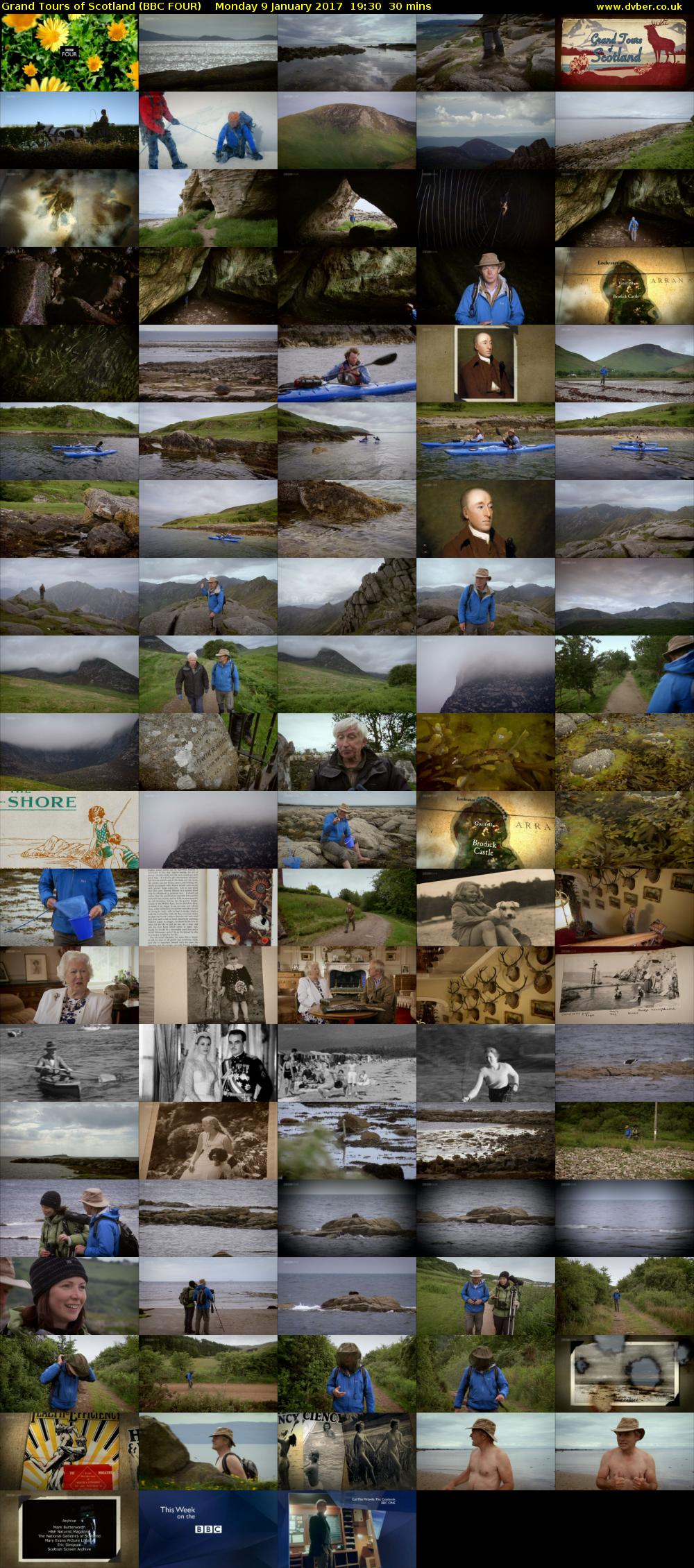 Grand Tours of Scotland (BBC FOUR) Monday 9 January 2017 19:30 - 20:00