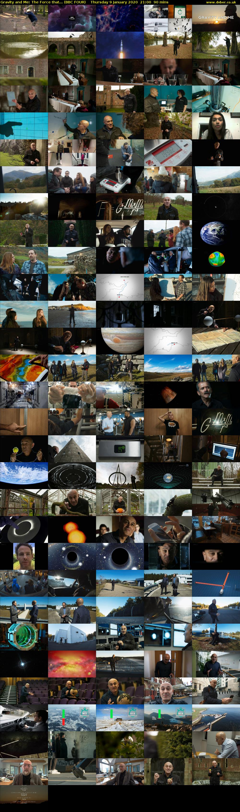 Gravity and Me: The Force that... (BBC FOUR) Thursday 9 January 2020 21:00 - 22:30