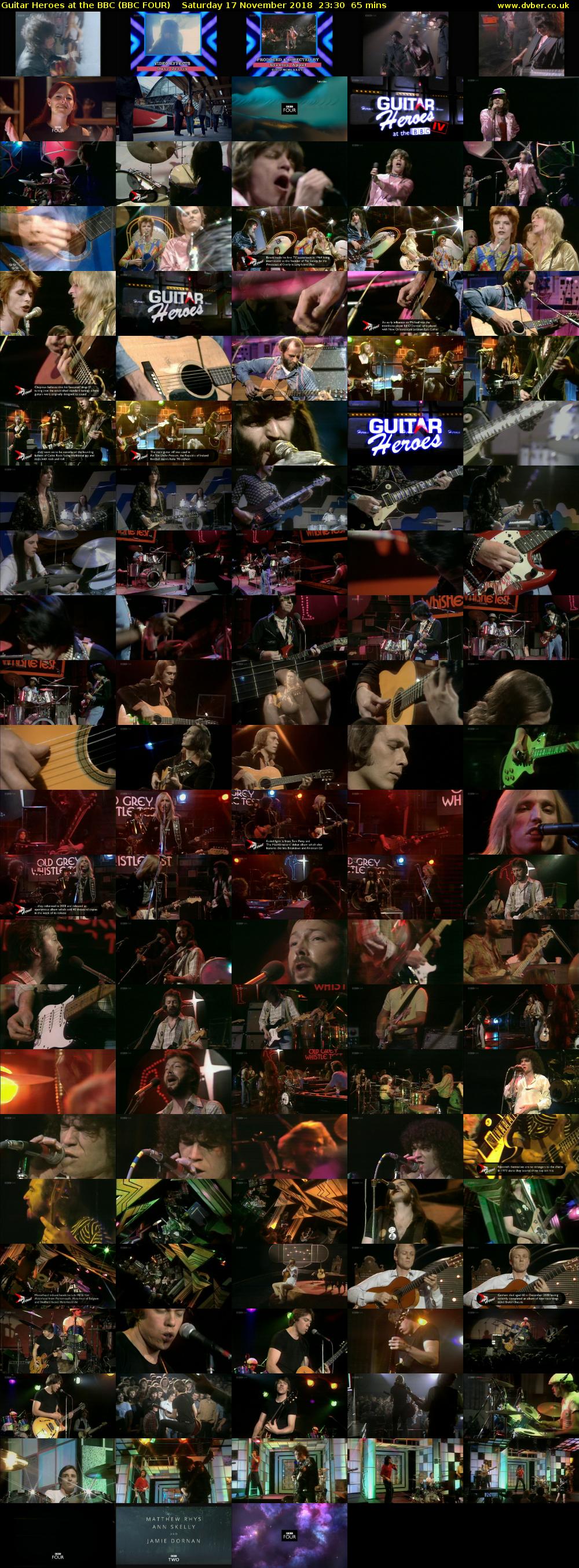 Guitar Heroes at the BBC (BBC FOUR) Saturday 17 November 2018 23:30 - 00:35