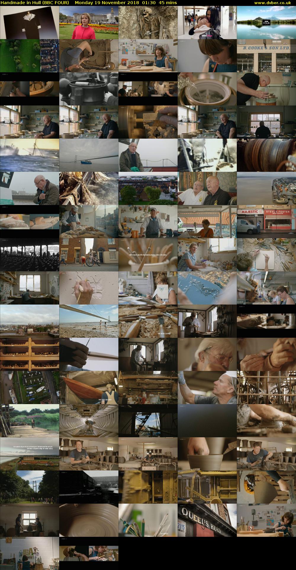Handmade in Hull (BBC FOUR) Monday 19 November 2018 01:30 - 02:15