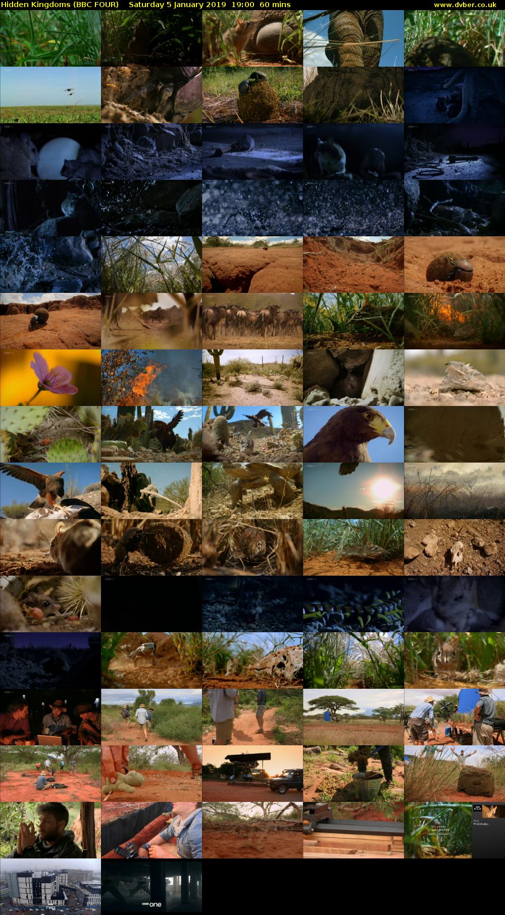 Hidden Kingdoms (BBC FOUR) Saturday 5 January 2019 19:00 - 20:00