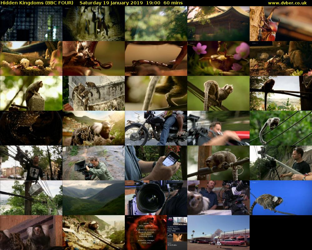 Hidden Kingdoms (BBC FOUR) Saturday 19 January 2019 19:00 - 20:00