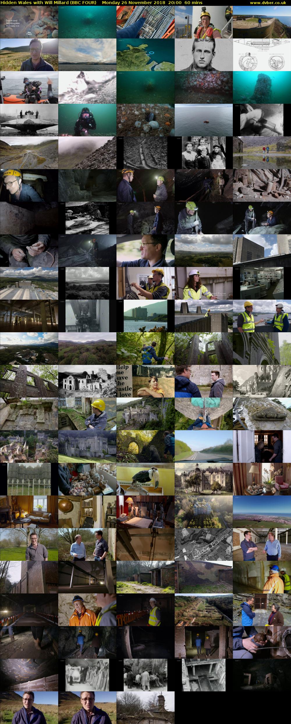 Hidden Wales with Will Millard (BBC FOUR) Monday 26 November 2018 20:00 - 21:00