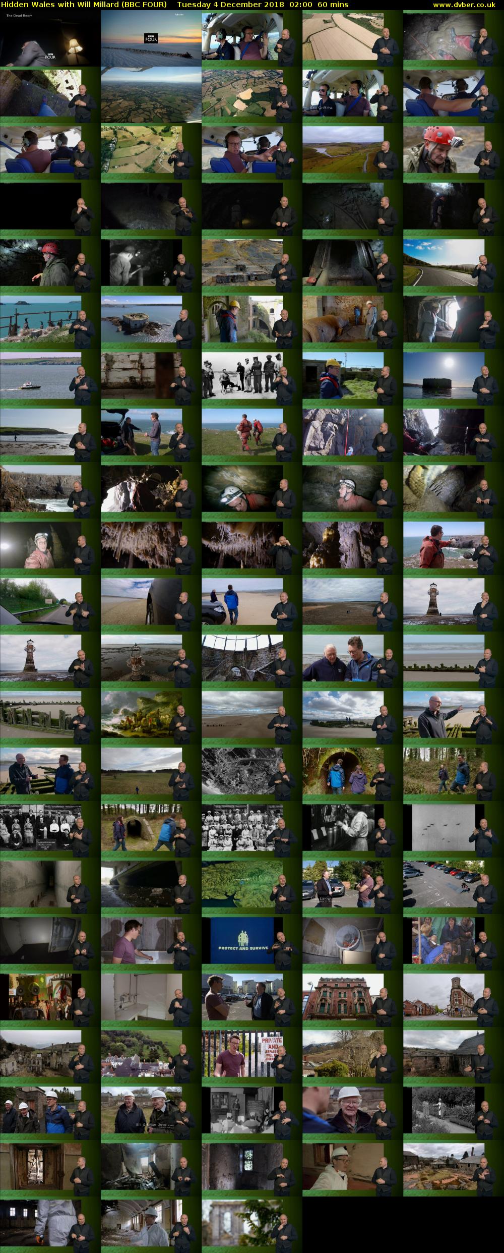 Hidden Wales with Will Millard (BBC FOUR) Tuesday 4 December 2018 02:00 - 03:00