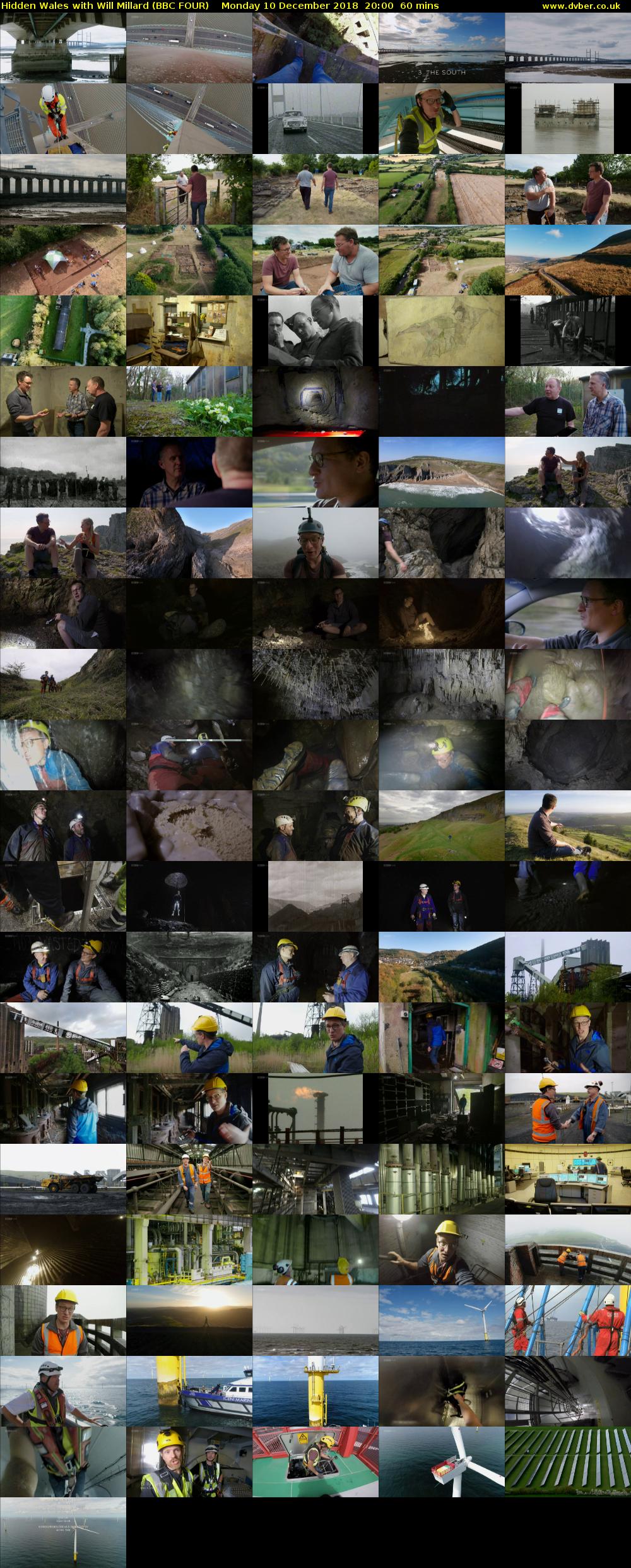 Hidden Wales with Will Millard (BBC FOUR) Monday 10 December 2018 20:00 - 21:00