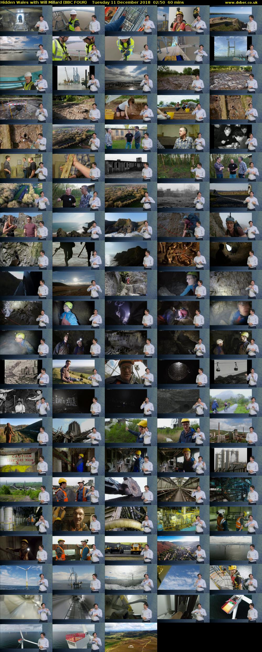 Hidden Wales with Will Millard (BBC FOUR) Tuesday 11 December 2018 02:50 - 03:50