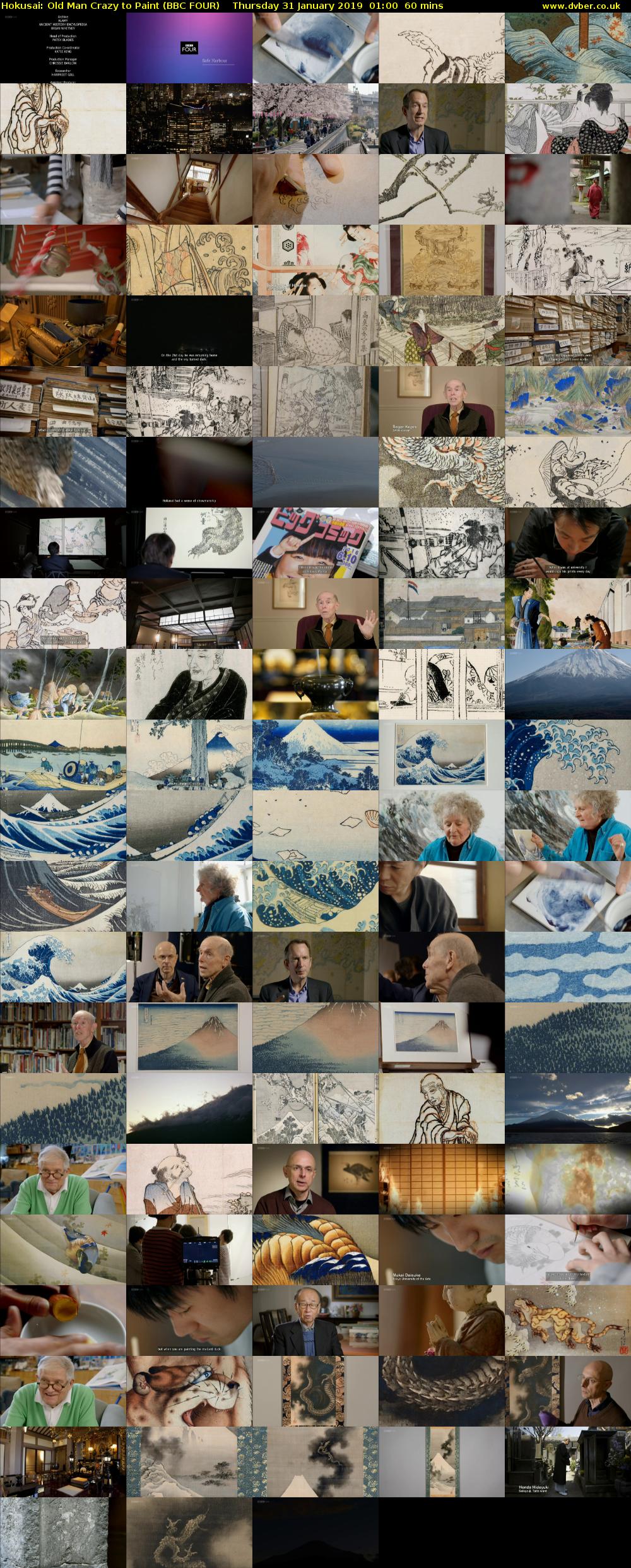 Hokusai: Old Man Crazy to Paint (BBC FOUR) Thursday 31 January 2019 01:00 - 02:00