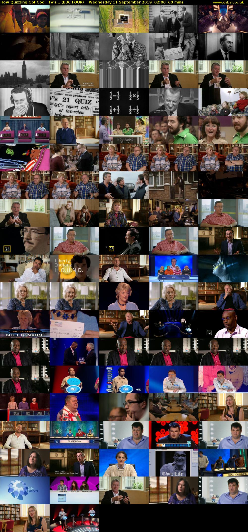 How Quizzing Got Cool: TV's... (BBC FOUR) Wednesday 11 September 2019 02:00 - 03:00