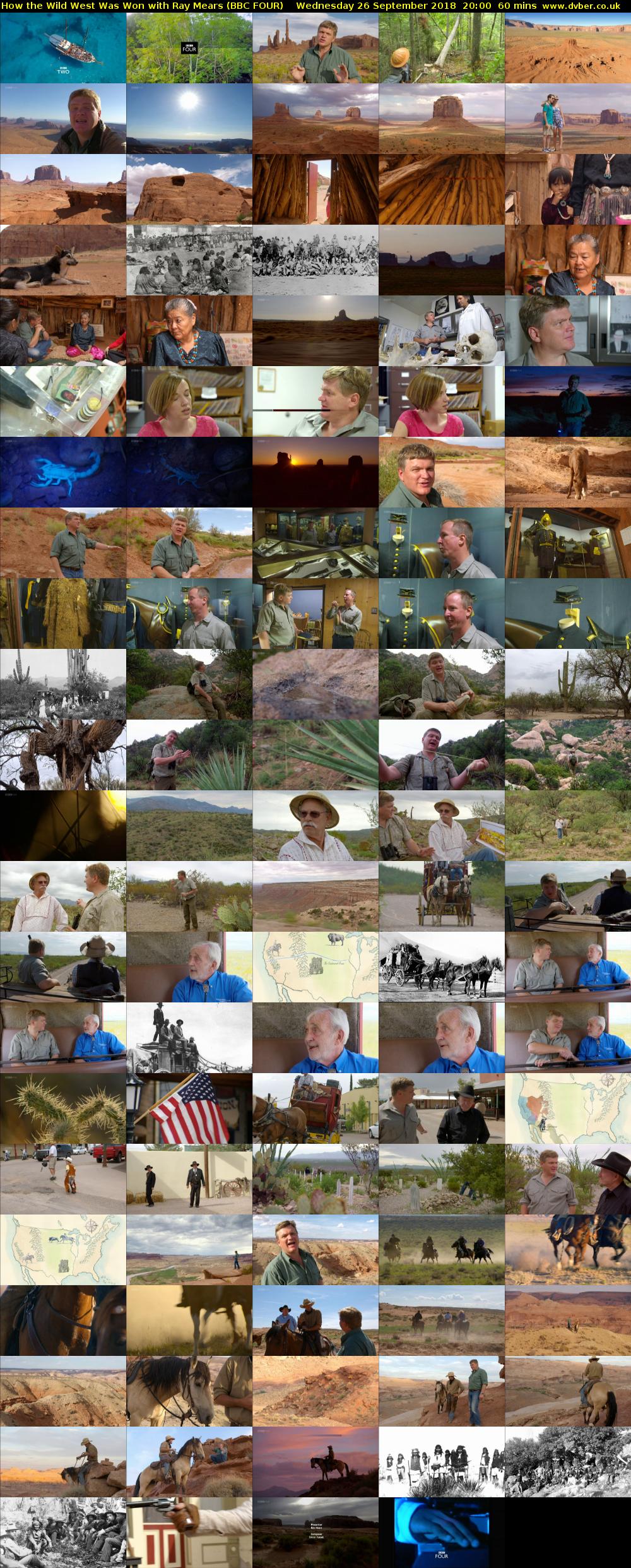 How the Wild West Was Won with Ray Mears (BBC FOUR) Wednesday 26 September 2018 20:00 - 21:00