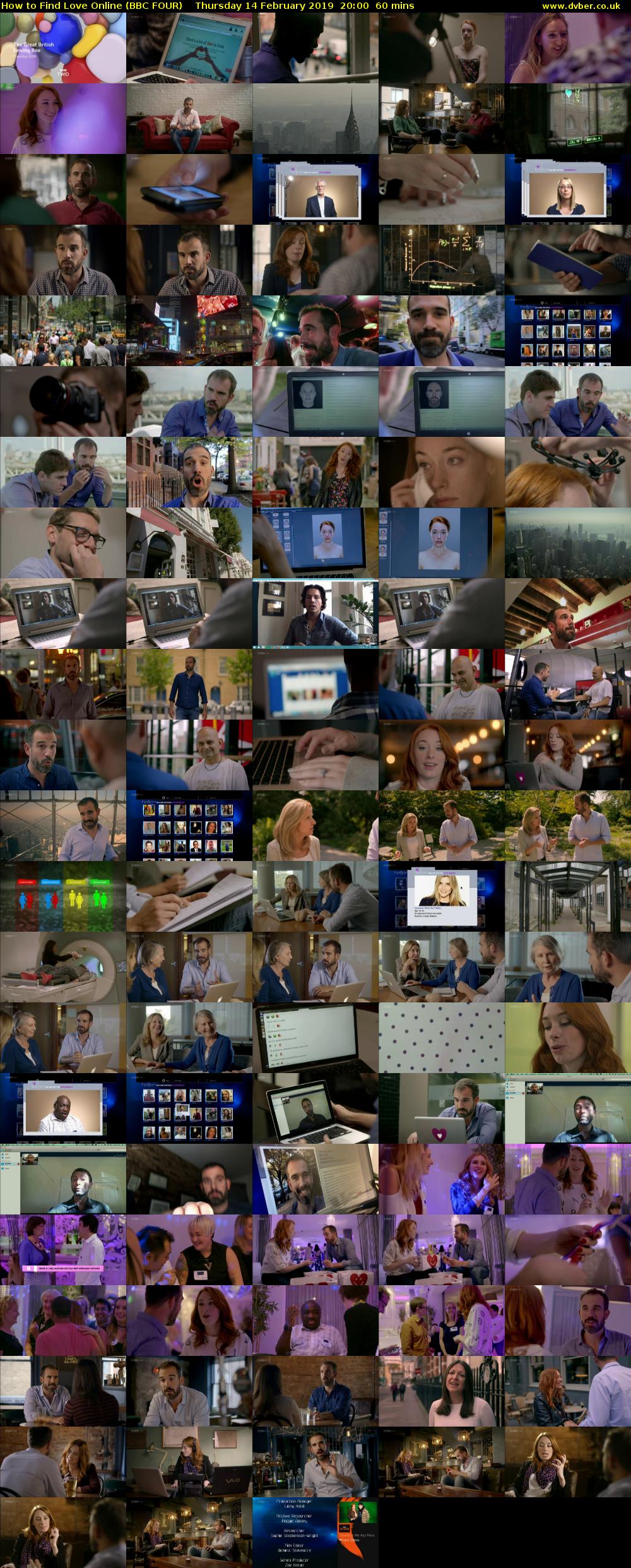 How to Find Love Online (BBC FOUR) Thursday 14 February 2019 20:00 - 21:00