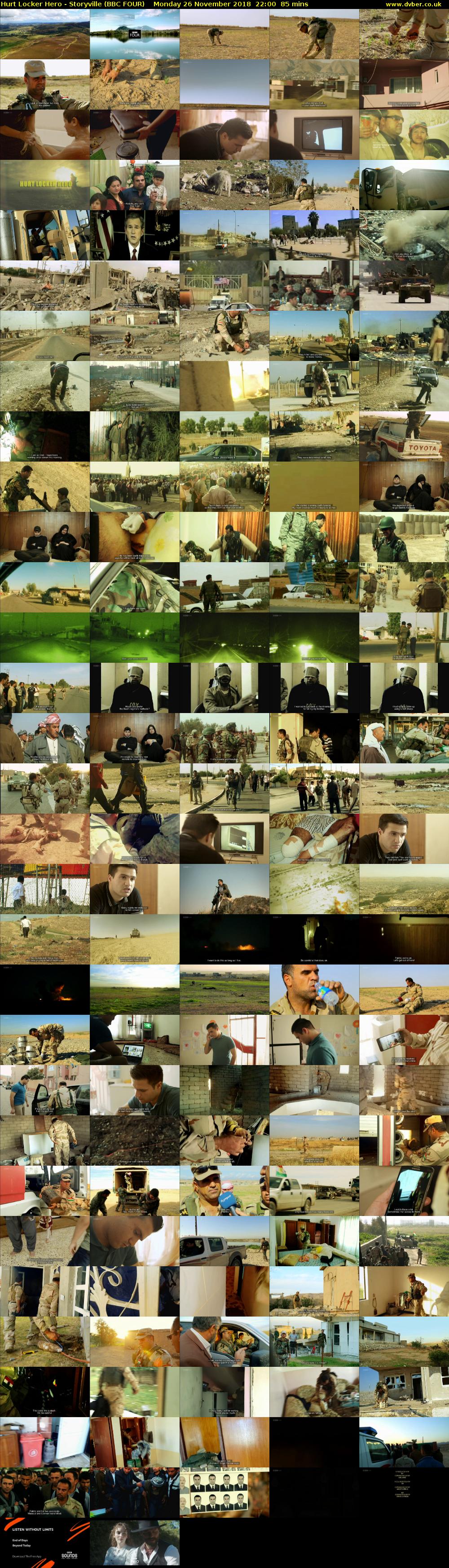 Hurt Locker Hero - Storyville (BBC FOUR) Monday 26 November 2018 22:00 - 23:25