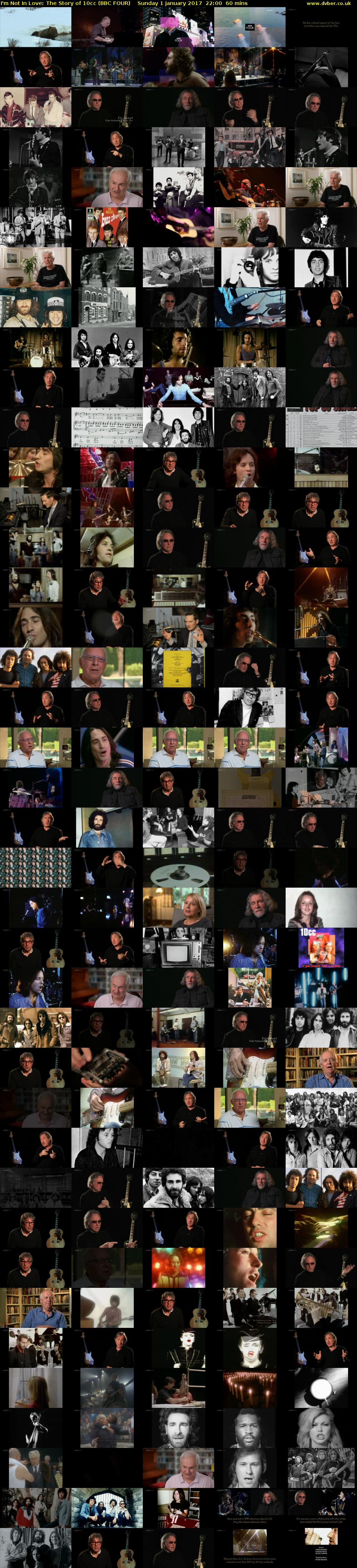 I'm Not In Love: The Story of 10cc (BBC FOUR) Sunday 1 January 2017 22:00 - 23:00