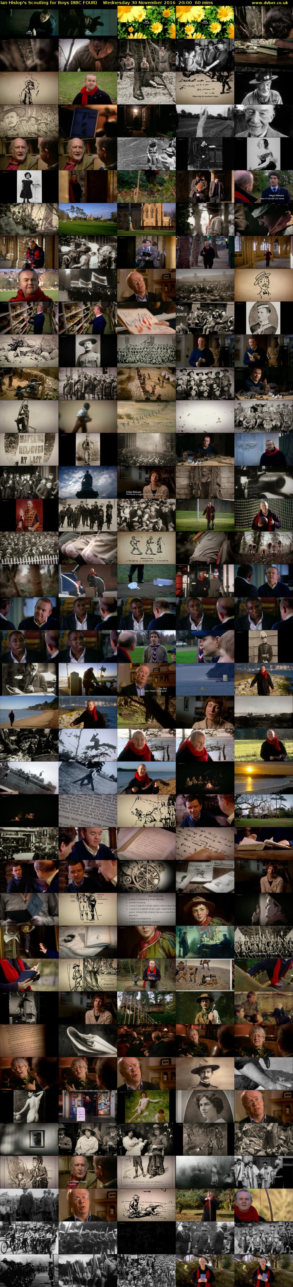 Ian Hislop's Scouting for Boys (BBC FOUR) Wednesday 30 November 2016 20:00 - 21:00