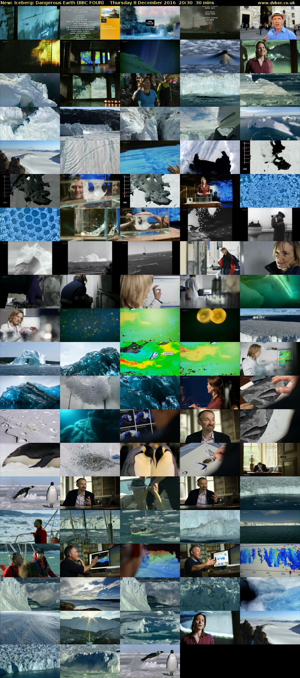 Iceberg: Dangerous Earth (BBC FOUR) Thursday 8 December 2016 20:30 - 21:00
