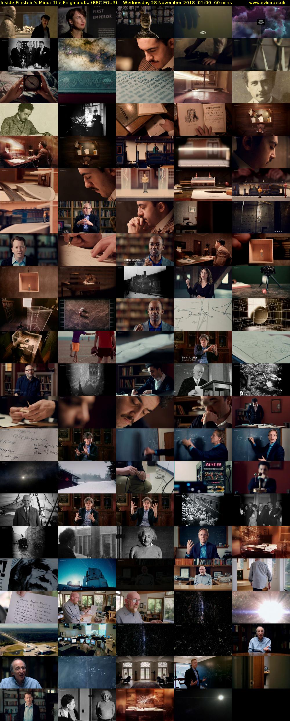 Inside Einstein's Mind: The Enigma of... (BBC FOUR) Wednesday 28 November 2018 01:00 - 02:00