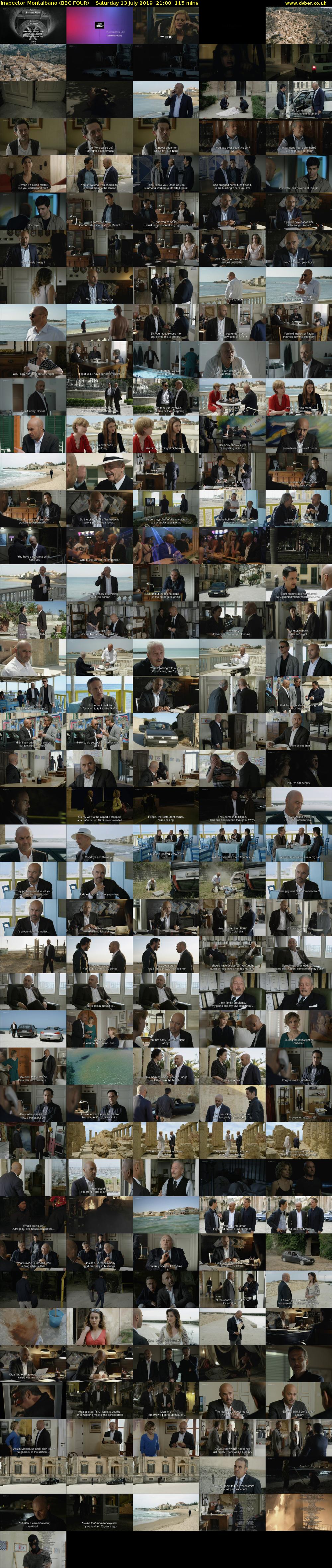 Inspector Montalbano (BBC FOUR) Saturday 13 July 2019 21:00 - 22:55