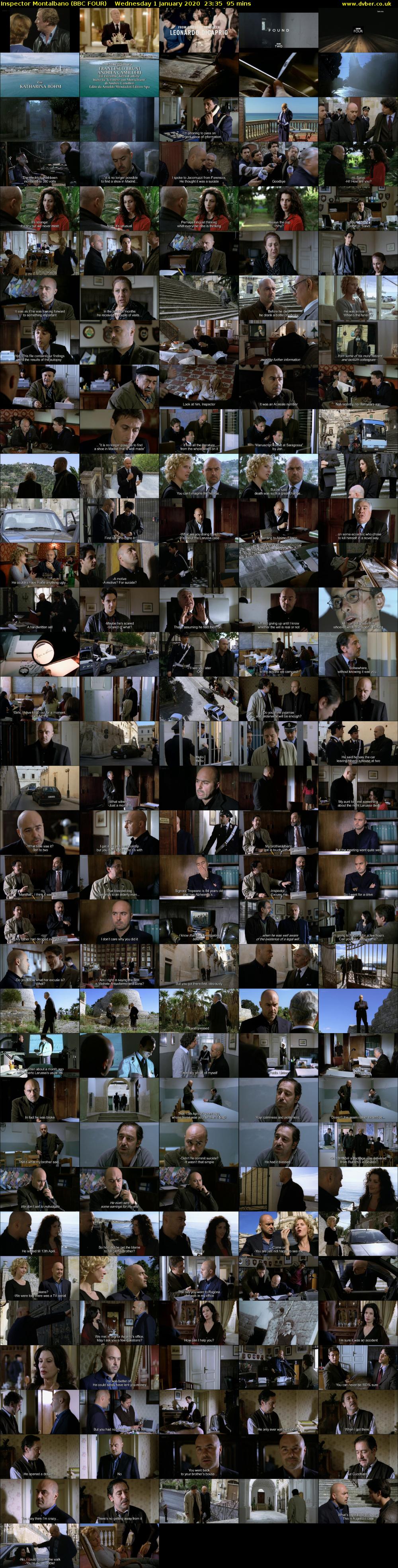 Inspector Montalbano (BBC FOUR) Wednesday 1 January 2020 23:35 - 01:10