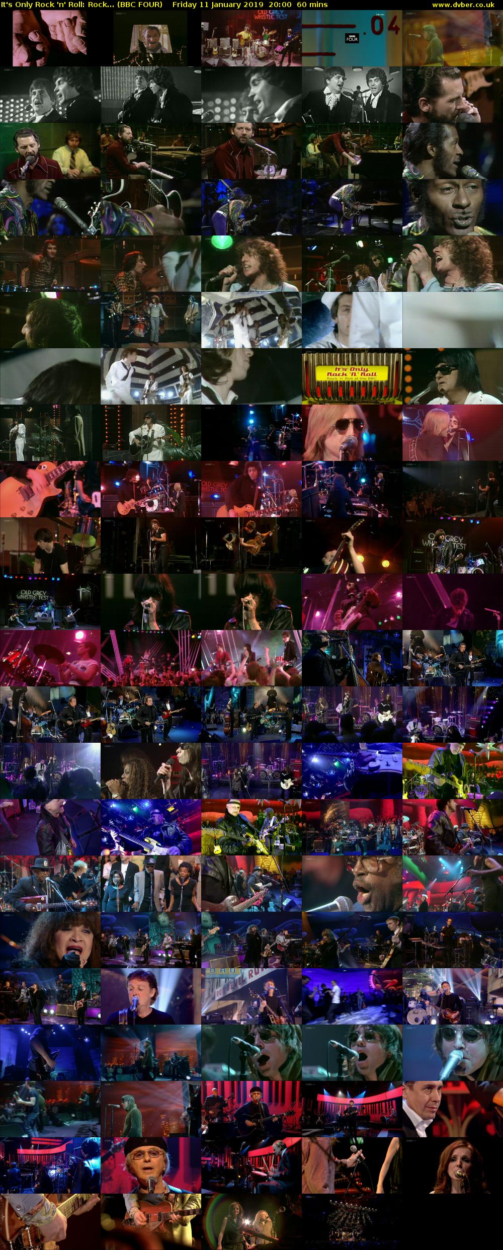 It's Only Rock 'n' Roll: Rock... (BBC FOUR) Friday 11 January 2019 20:00 - 21:00