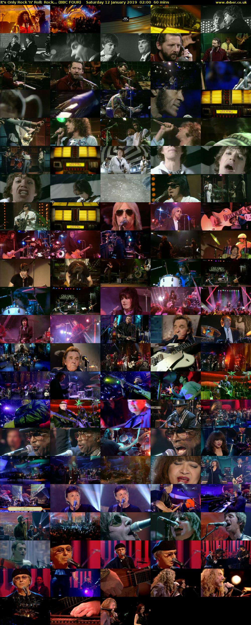 It's Only Rock 'n' Roll: Rock... (BBC FOUR) Saturday 12 January 2019 02:00 - 03:00