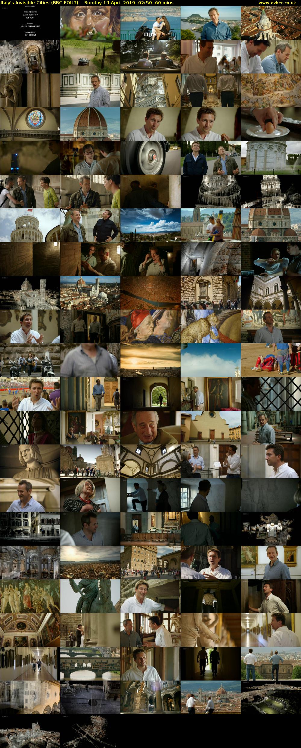 Italy's Invisible Cities (BBC FOUR) Sunday 14 April 2019 02:50 - 03:50