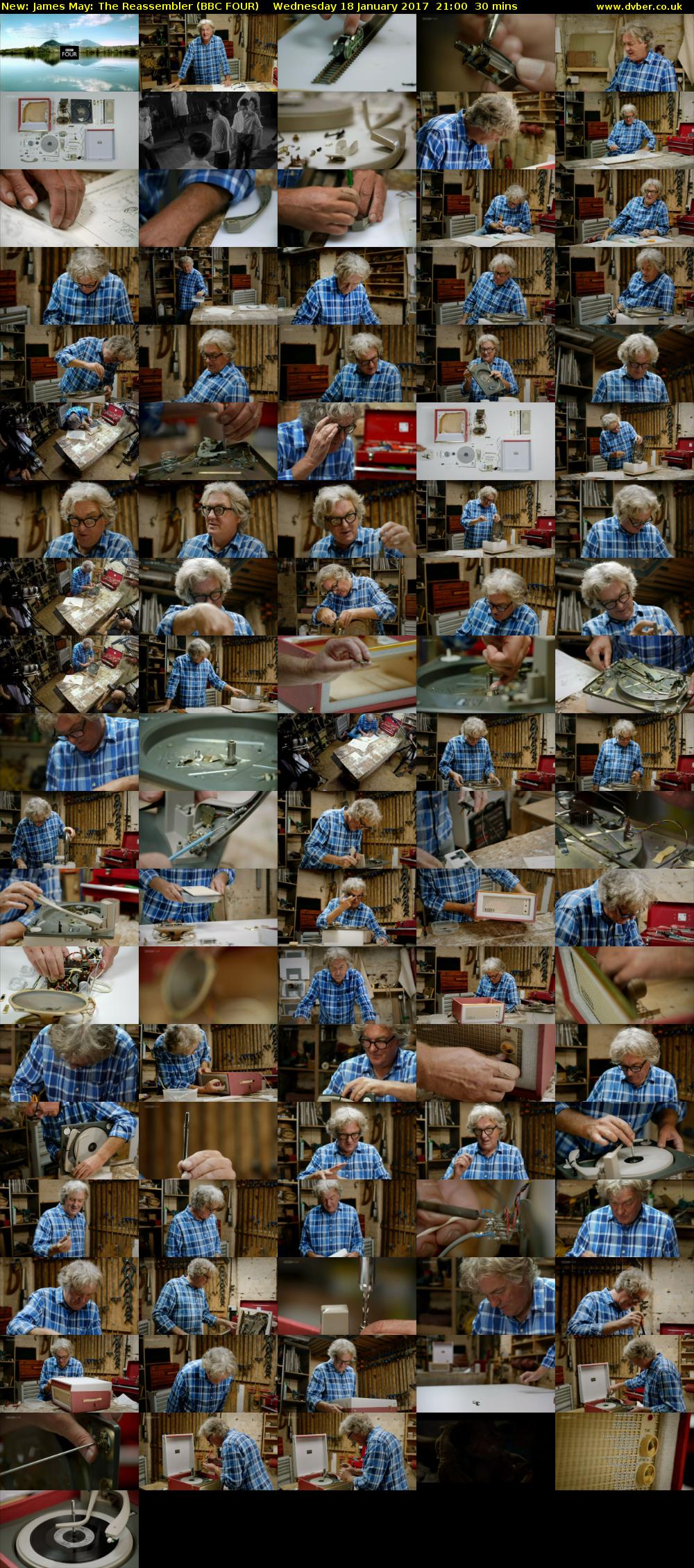 James May: The Reassembler (BBC FOUR) Wednesday 18 January 2017 21:00 - 21:30